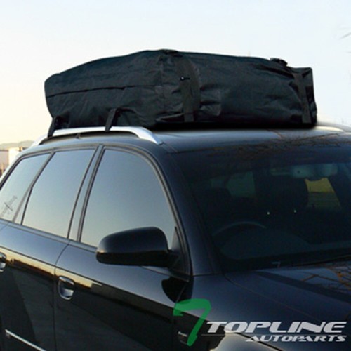 Black Rainproof Roof Top Cargo Rack 