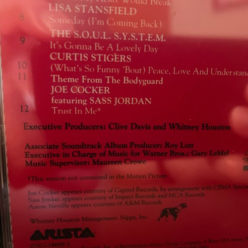 Bodyguard (Original Soundtrack) RARE NEW SLD PROMO 1992 FRE SHIP LOWESTEBAYCPIX - Picture 14 of 17