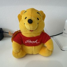 WINNIE THE POOH PLUSH 5" WITH 1997 FRIENDLY TALES BOOK Used