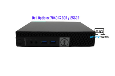 Dell Optiplex 7040 MiniPC Tiny USFF i3-6100t 8GB RAM 256GB SSD Windows 11   #1