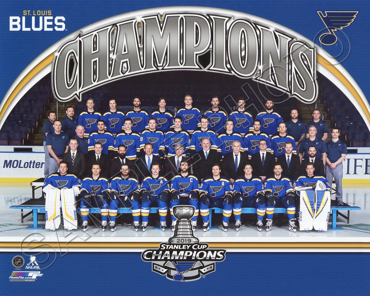 St. Louis Blues for St Louis Blues: 2019 Stanley Cup Champions Logo - NHL Removable Wall Decal Giant Logo 43W x 39H