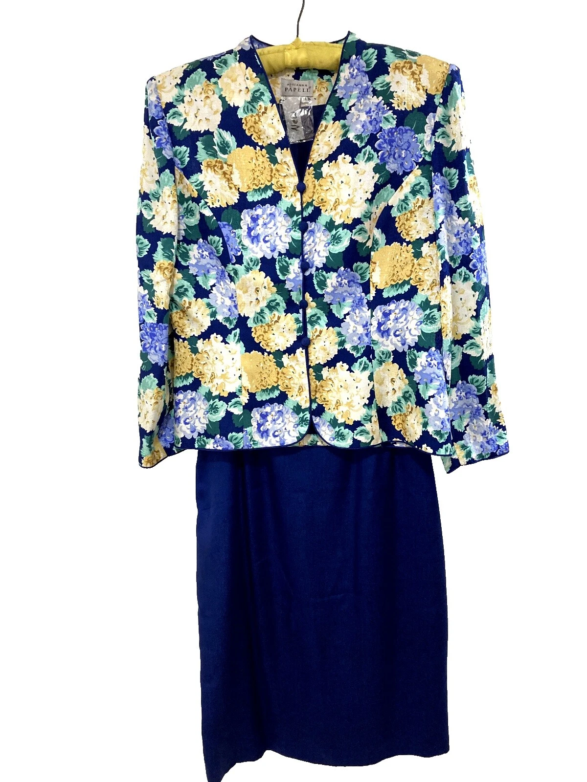 Trajes y trajes separados florales Adrianna Papell 100 % seda para mujer