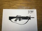 1/6 Scale 12 Action Figure Rifle Gun Weapon Gi Joe Vintage