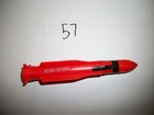 GI Joe Vtg ORIGINAL Vehicle Part #57 USS FLAGG ORANGE Missile Qty 1