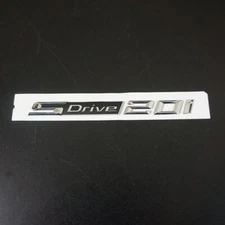 1PC Chrome SDrive 20i Plastic Sticker Decal Emblem Badge Engine Turbo Racing Car