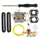 Carburetor Kit For CRAFTSMAN WS2400 2cycle 27cc String Trimmer