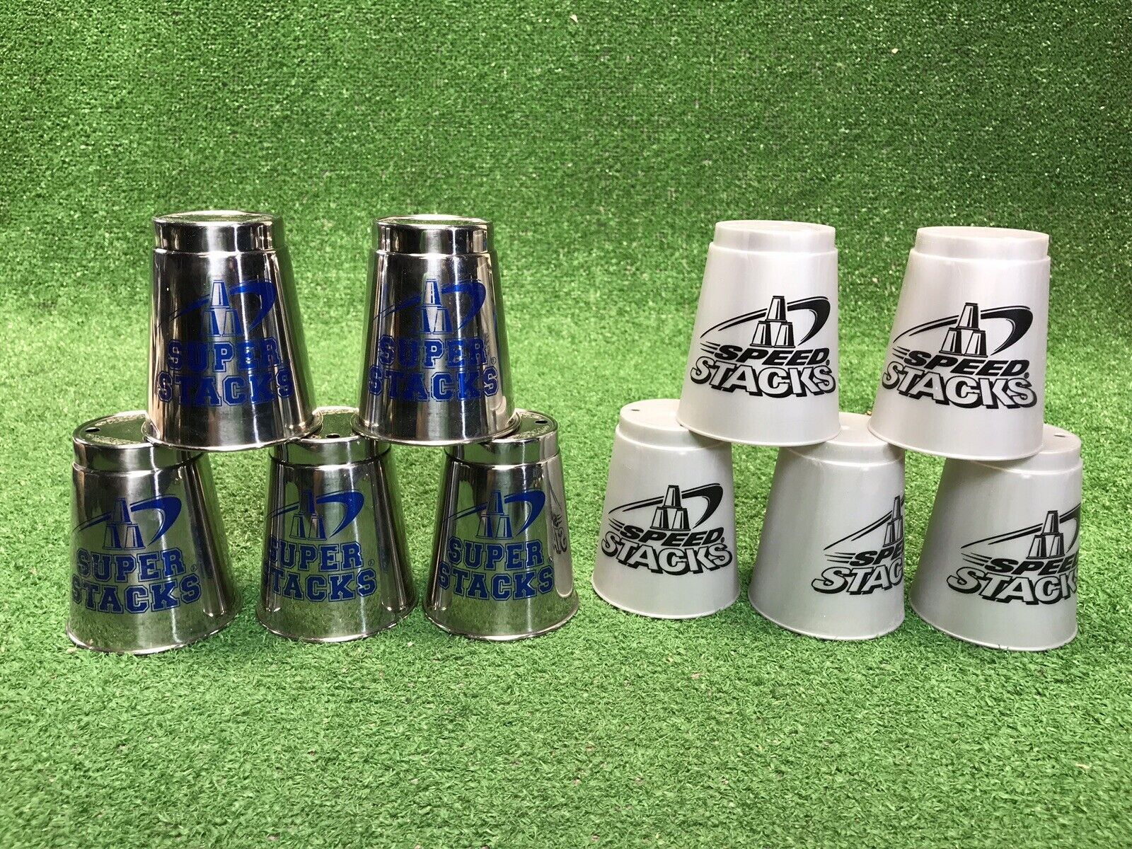 Set Of 5 Speed Stacks Stainless Weighted Competition Training Cups Super WSSA