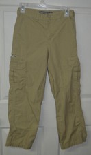 Dickies Boy size 12 Khaki Pants Cargo Elastic Ankle