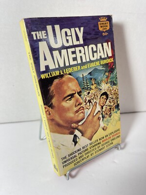 Ugly American William Lederer Eugene Burdick 1963 Crest PB Marlon Brando Movie