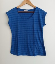 T shirt bleu à rayures