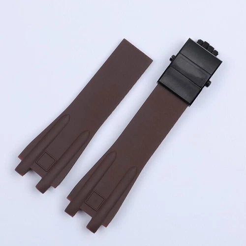 Correa de reloj ejecutiva de goma de silicona de 26 mm para Ulysse Nardin El Toro - Imagen 29 de 30