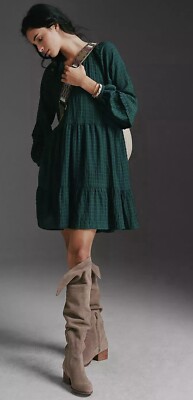 kelly green tunic dress Drive-In Movie Kelly Green Mini Shirt Dress
