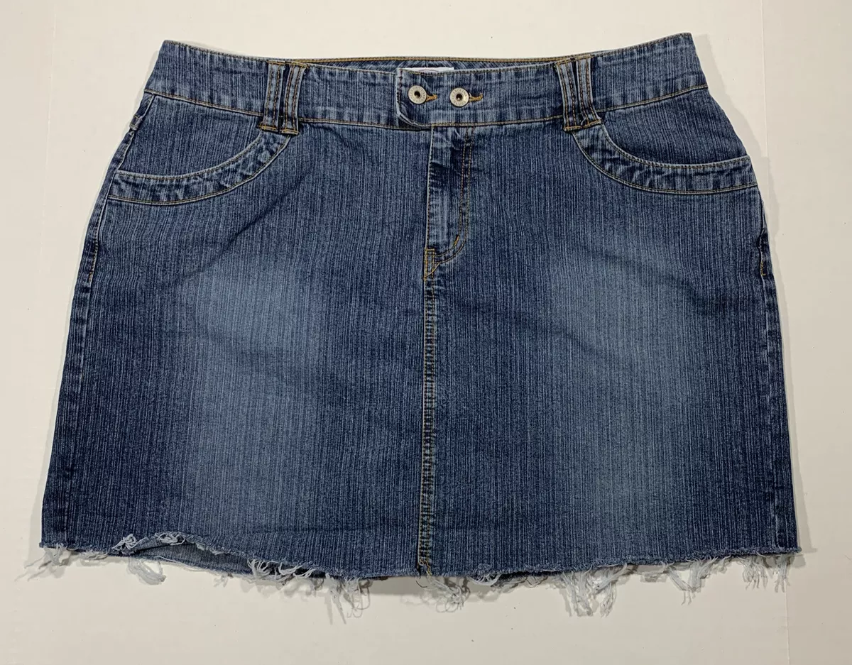 Carolina Blues Women s Denim Skirt Size 18 Blue Jean Skirt Zip Up