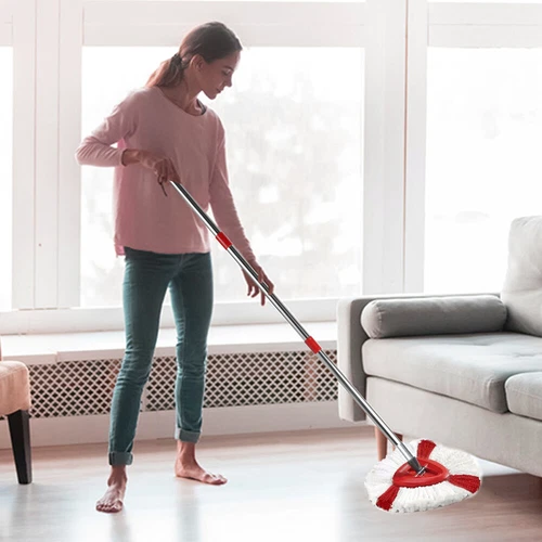 Spin Mop Kopf Ersatz, Basis, Griff für Vileda Turbo Mikrofaser Mopp Nachfüllpackungen - Bild 14 von 14
