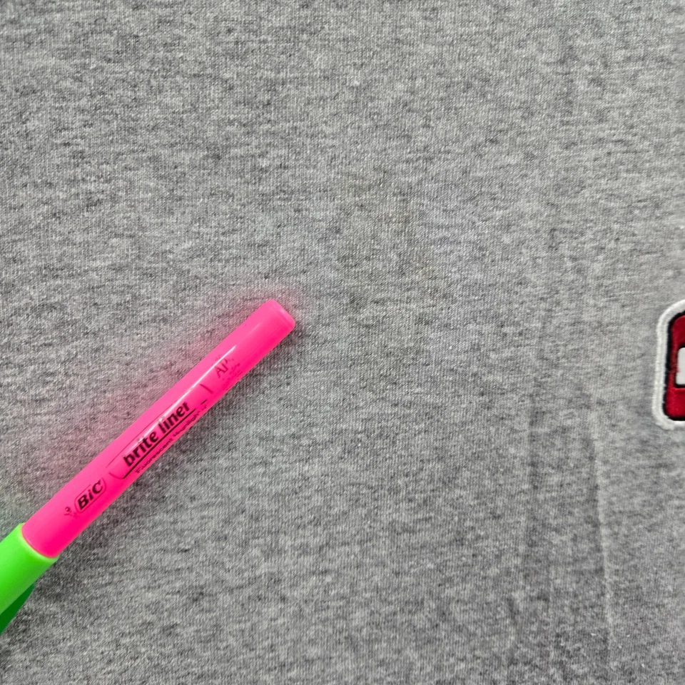 Camisa Independent Hombre Gris Mediana Y2K Logo Patinador Bordado Cuello Redondo Camiseta Foto 3 de 4