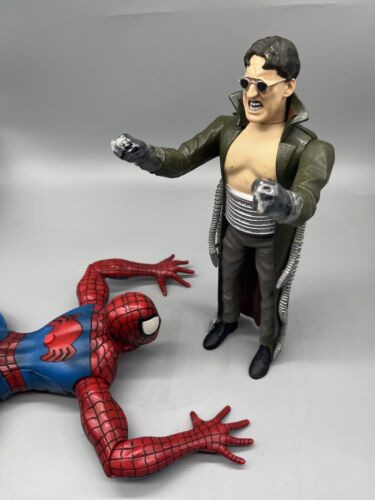 SPIDERMAN 2 Spider-Man and Doc Ock 2004 Marvel 12” Doctor Octopus- Lot - Picture 1 of 12
