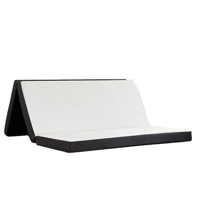 4'' Tri-fold Memory Foam Mattress,Portable Folding Floor Bed,with Washable Cover
