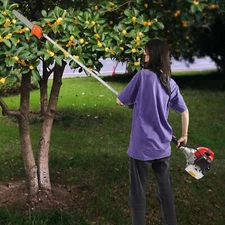 42.7CC 2 Stroke Gas Powered Pole Saw Split Shaft Chainsaw Pruner Trimmer