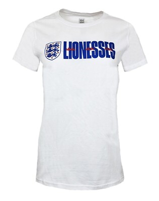 England Football T Shirt Womens 14 National Team Logo Top UK