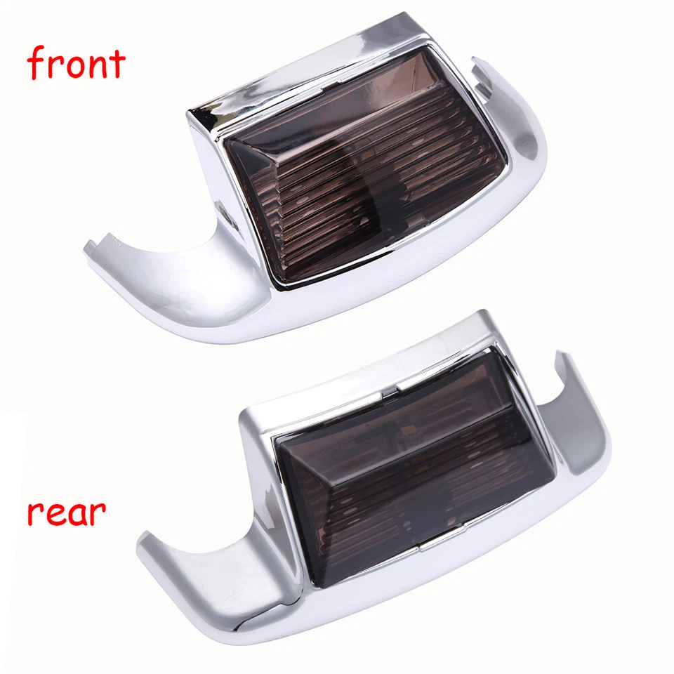 Bombilla LED de lente de luz con punta de guardabarros delantero trasero para Harley Ultra Classic Electra Glide Foto 4 de 4