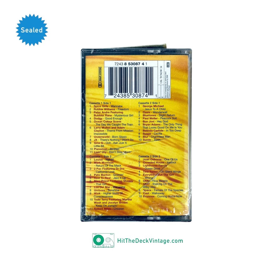 NOW 34 Now That's What I Call Music 34 Cassette Tapes (1996) UK Double SEALED - Image 2 of 4