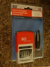 Cosco 2000 Plus Do It Yourself Message Date Stamp Kit 250 Characters #010165