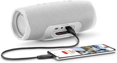 Buy JBL Charge 4 Portable Bluetooth Speaker - White online | eBay