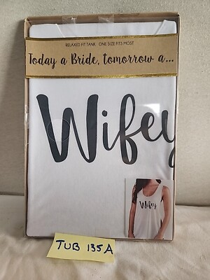 Wifey  White Tank Top One Size Fits Most