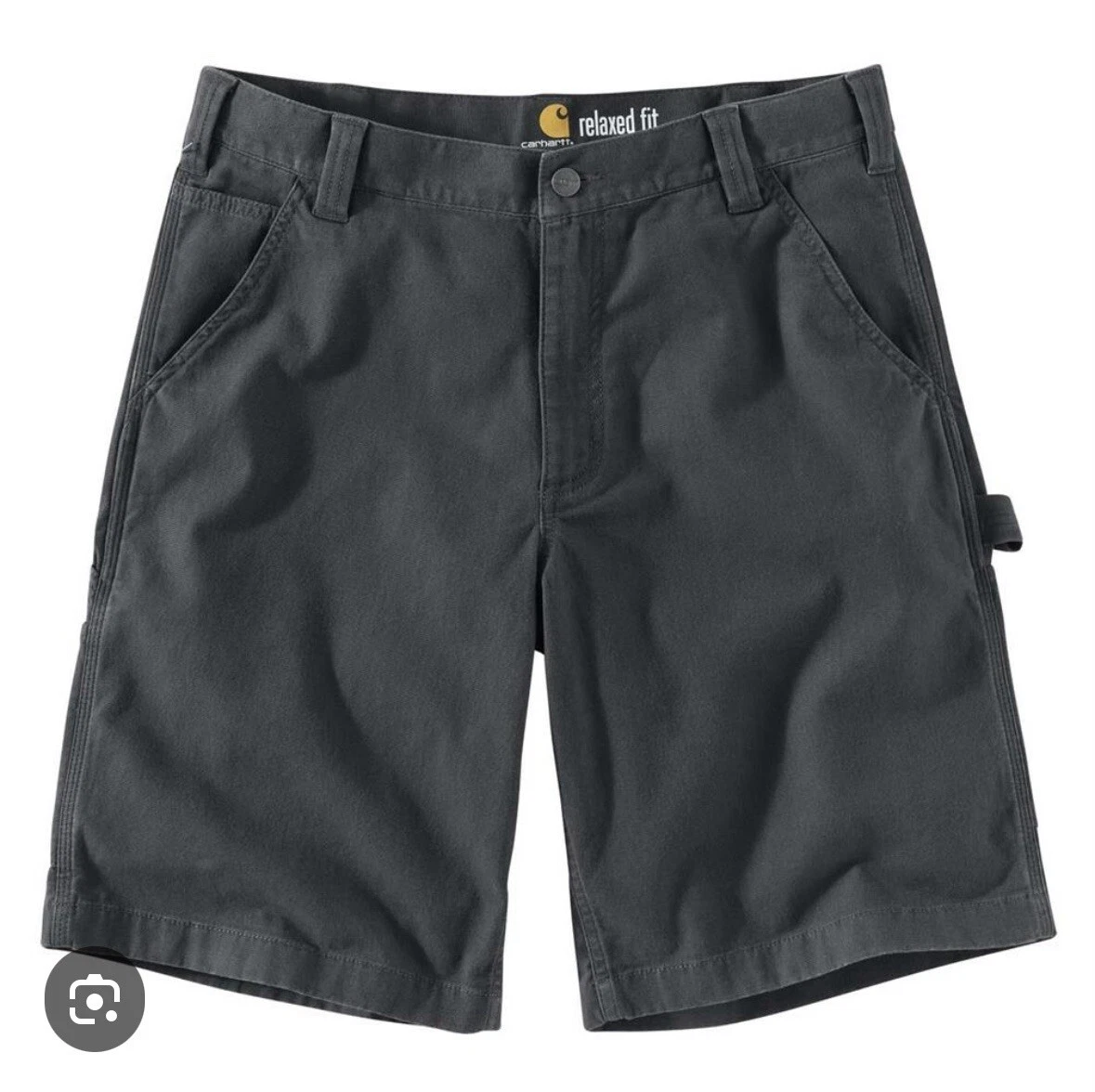 NEW Carhartt Rugged Flex Relaxed Fit size 42 Canvas Utility Work Short Dark Blue