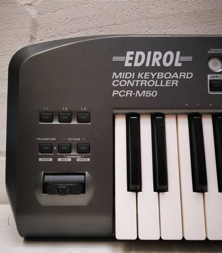 Edirol Midi Keyboard Controller - Dunkelgrau (PCR-M50) 49 Tasten **DEFEKT** - Bild 2 von 16
