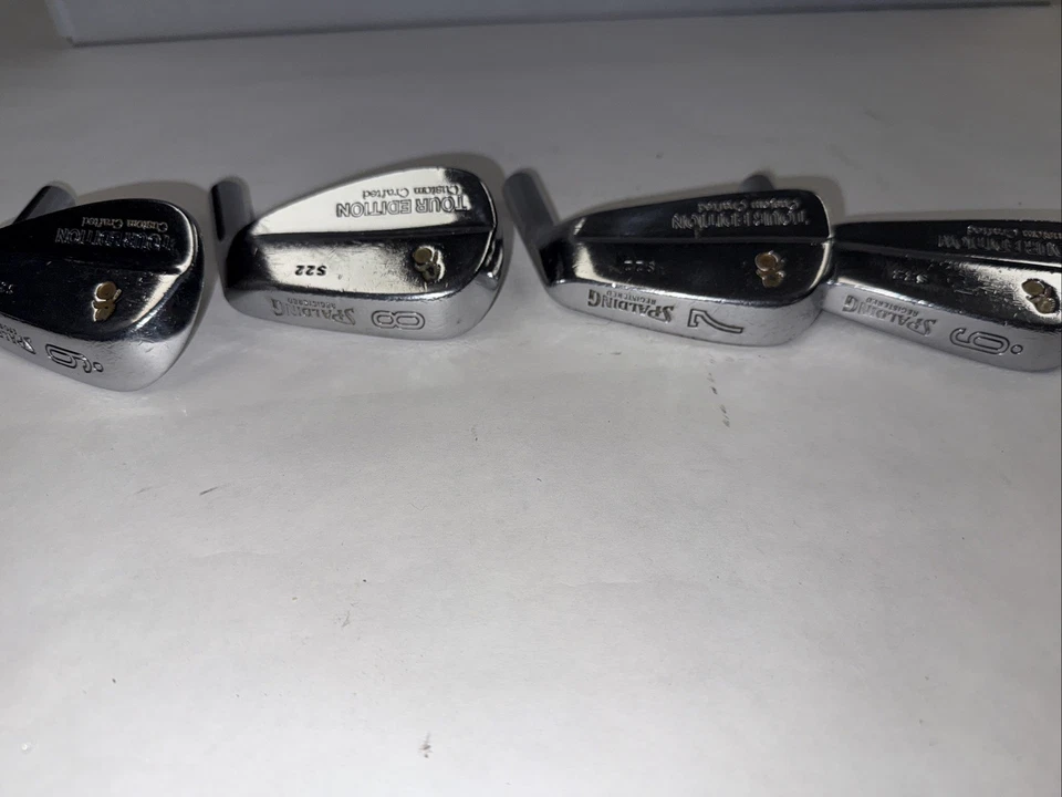 RH Spalding Tour Edition Custom Crafted Irons 6-7-8-9. #7 Shaft Pull - Image 2 of 4