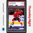 2023 UPPER DECK #451 CONNOR BEDARD YOUNG GUNS RC ROOKIE PSA 10