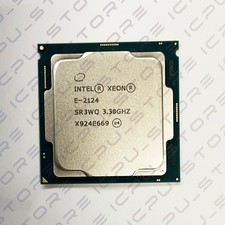 Intel Xeon E-2124 SR3WQ quad-core 3.3GHz / 4.3GHz 8M 71W LGA1151 CPU Processor