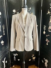 Ann Taylor Career One-button Blazer Size 4 Taupe