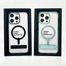 ZAGG Santa Cruz Snap With Kickstand Magsafe Clear Case For iPhone 15 Pro Max NEW