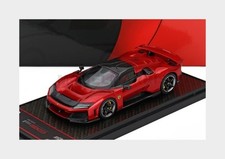 BBR-MODELS BBRC305H Ferrari F80 2024 Carbon Silver Rims Rosso Supercar R