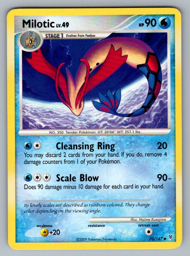 Milotic 70/147 Uncommon Supreme Victors Pokemon LP