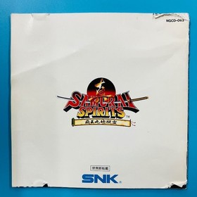 [Case and instruction manual included] Neo Geo CD Shin Samurai Spirits Haohmaru