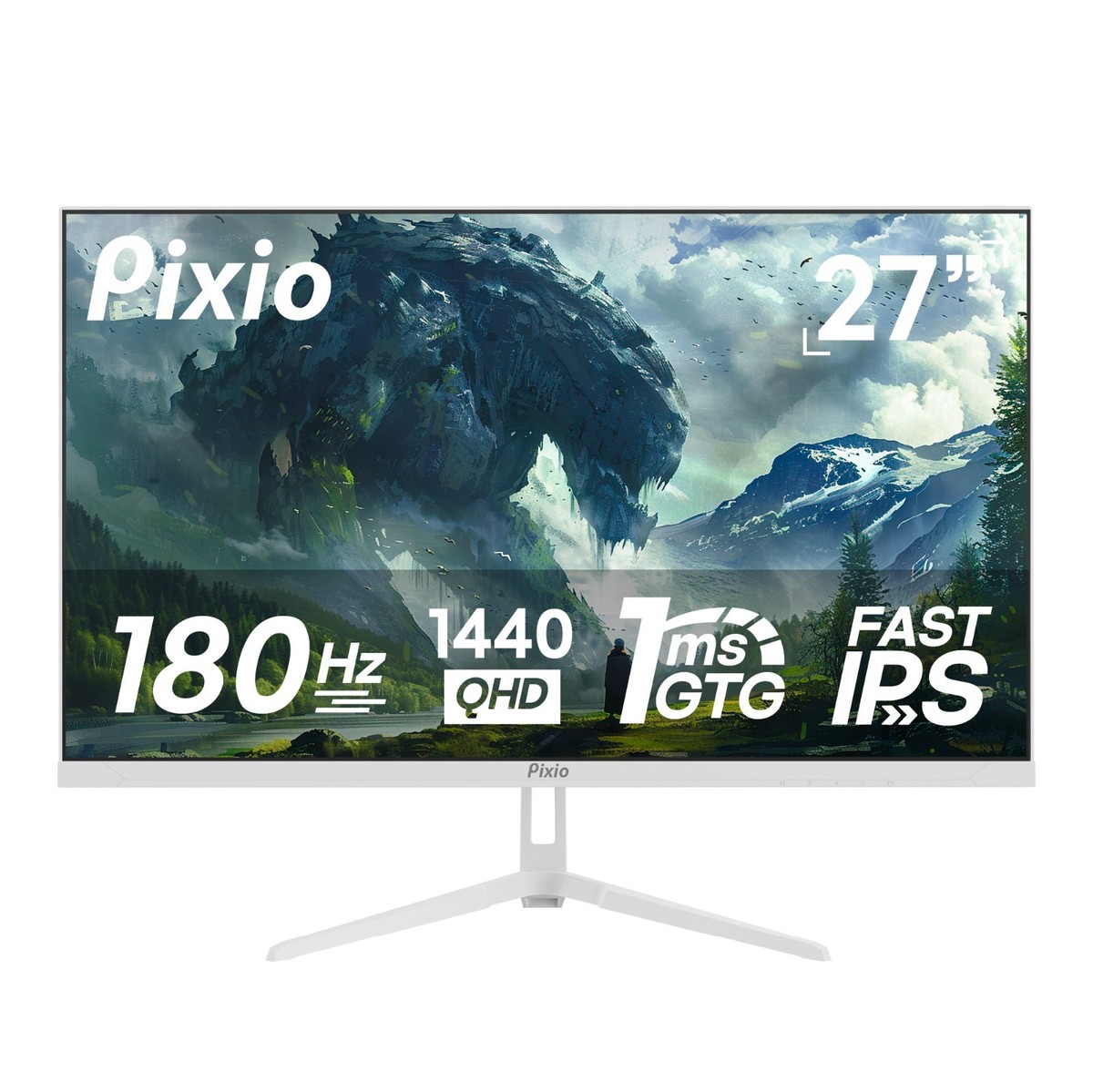 Pixio PX278 WAVEW-O ホワイト180Hz WQHD PX278 Wave White 27