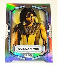 2022 Topps Finest Star Wars Quinlan Vos Refractor #77