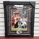 Travis Kelce Kansas City Chiefs 11x14 Photo Autographed Signed beckett 23.5x19.5