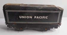 Marx Union Pacific 551 Black Coal Tender Tin Train Car O Gauge Black 551