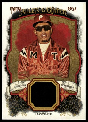 2024 Topps Allen & Ginter #AGR-MTO Myke Towers Full-Size Relics A