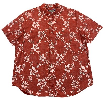 Phil Edwards by Reyn Spooner Button Up Shirt Short Sleeve Floral Men s Large