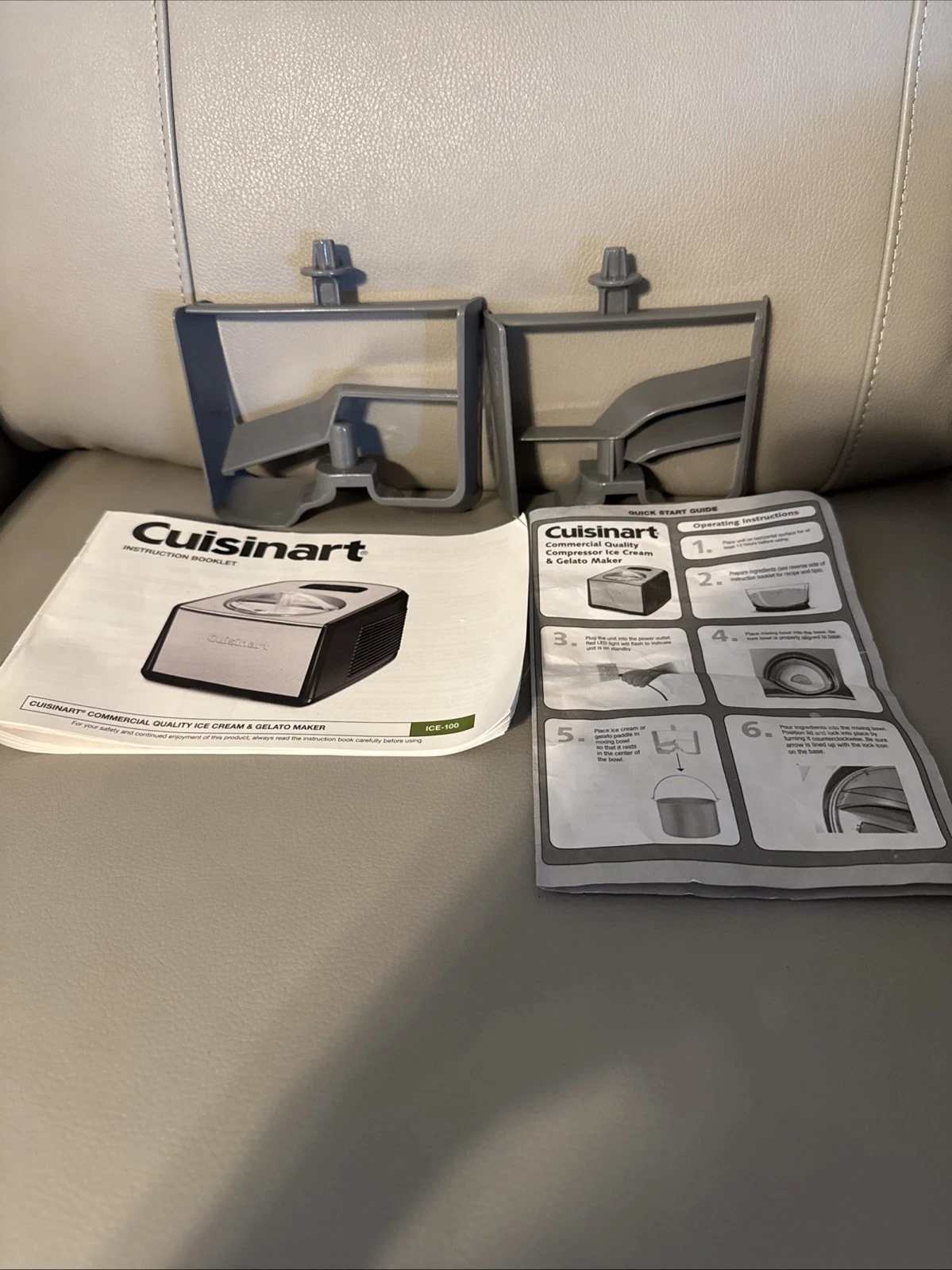 CUISINART Mixing Paddles & Booklet For ICE-100 Ice Cream & Gelato Maker NEW!
Opens in a new window o