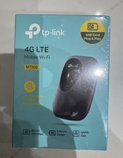 TP Link 4G WiFi Portable Travel Mobile WiFi Unlocked LTE. M7200. New Sealed.