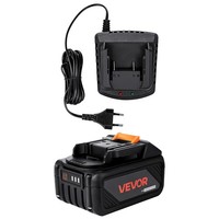 Vevor 20V Akku Und LadegeräT Combo 4,0 Ah Li-Ion-Akku Pack Schnelle Aufladung