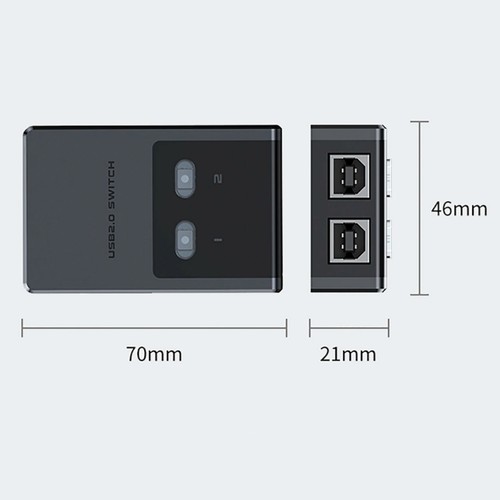 New 2/4-Ports USB-2.0 Printer Switcher For 2PCs Share Mouse Keyboard Printer - 第 10/18 張圖片