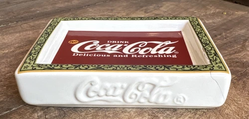 Coca-Cola “Coke” Ceramic Sink Soap / Trinket Holder Dish vintage