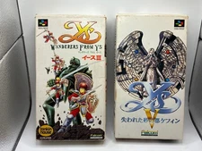Lot 2 Ys III 3 V 5 W/Box Good Used Game Super Famicom SFC SNES NTSC-J Japan JP